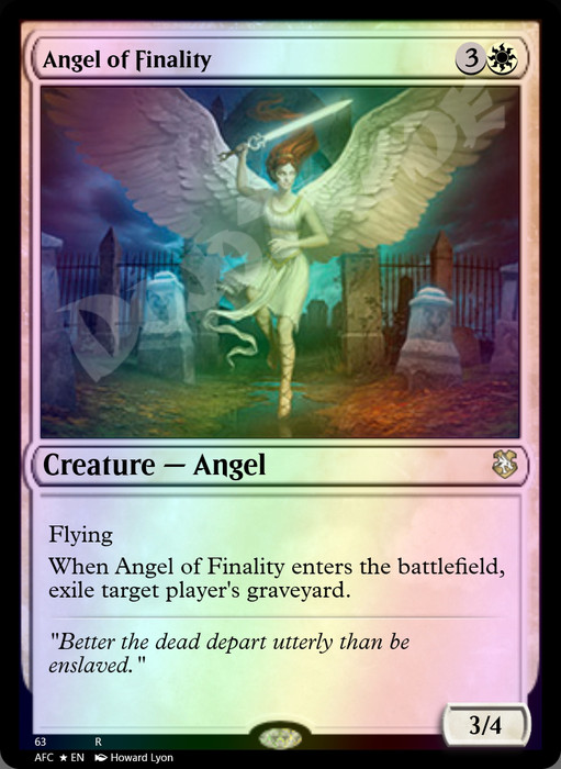 Angel of Finality FOIL