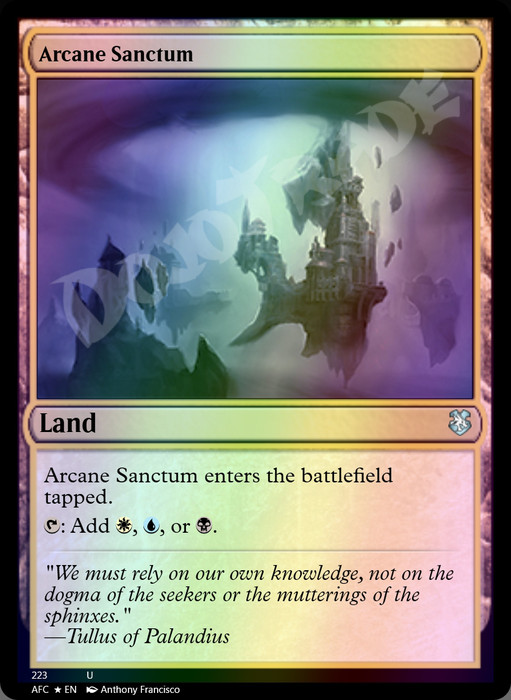 Arcane Sanctum FOIL