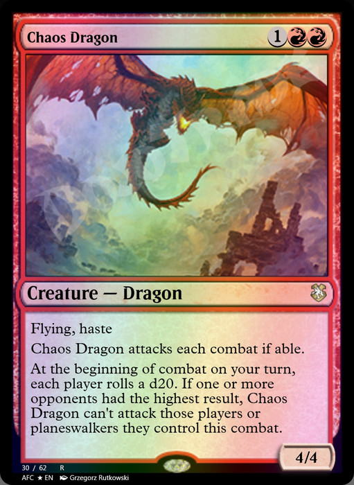 Chaos Dragon FOIL