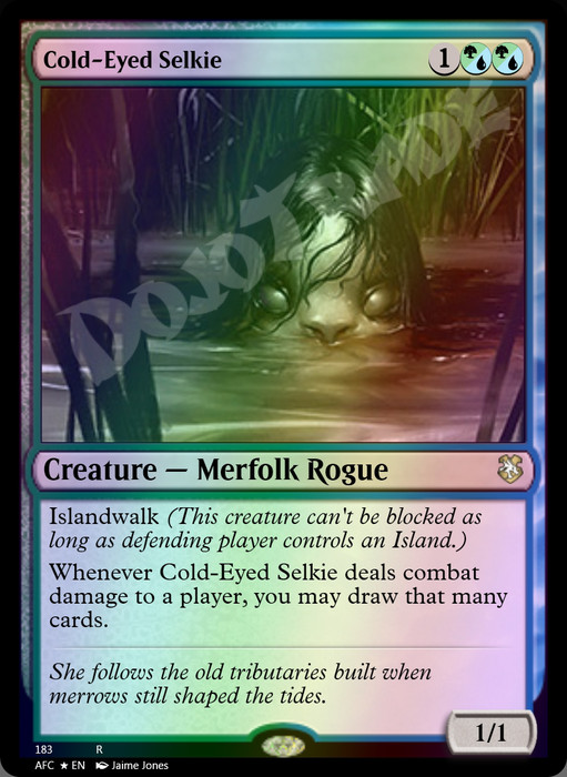 Cold-Eyed Selkie FOIL