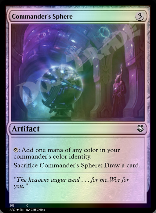 Commander's Sphere FOIL