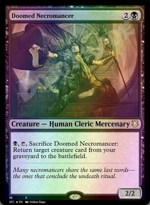 Doomed Necromancer FOIL