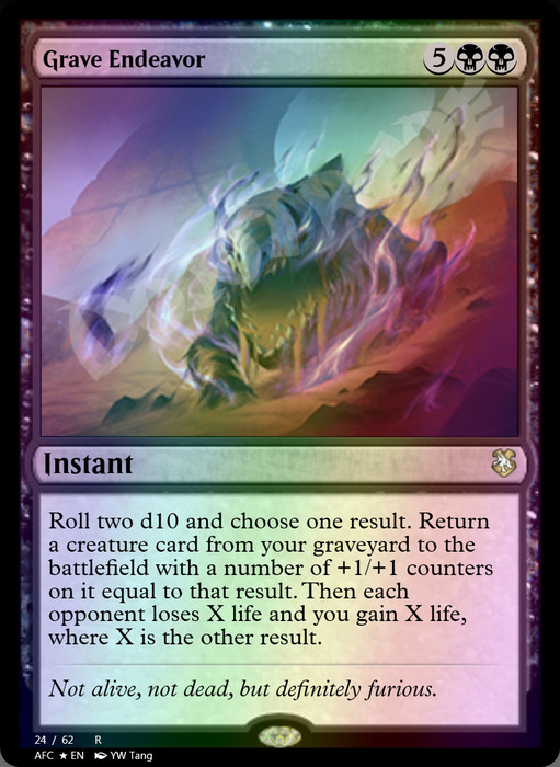 Grave Endeavor FOIL