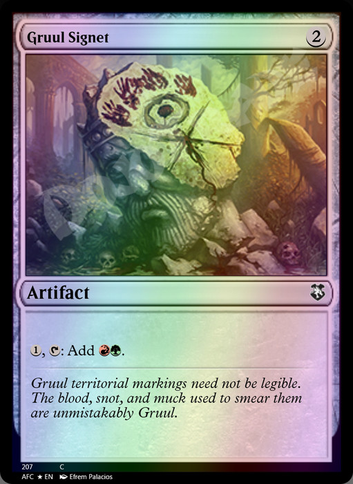 Gruul Signet FOIL