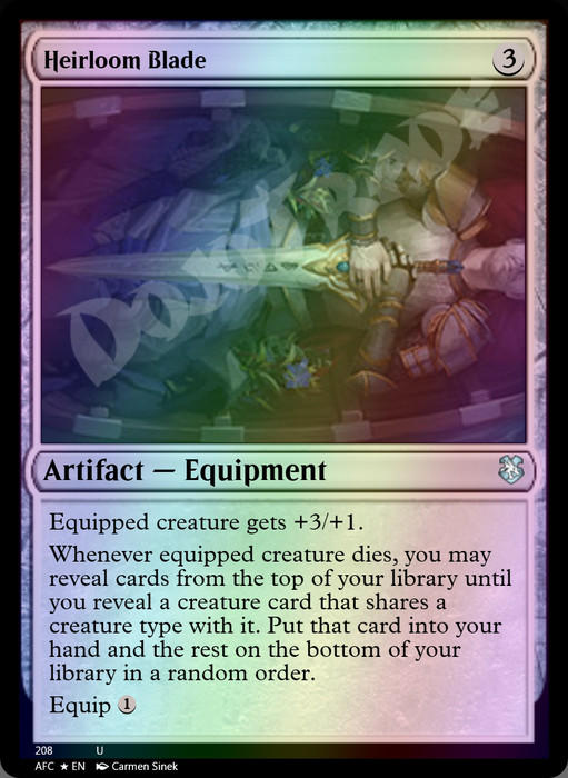 Heirloom Blade FOIL