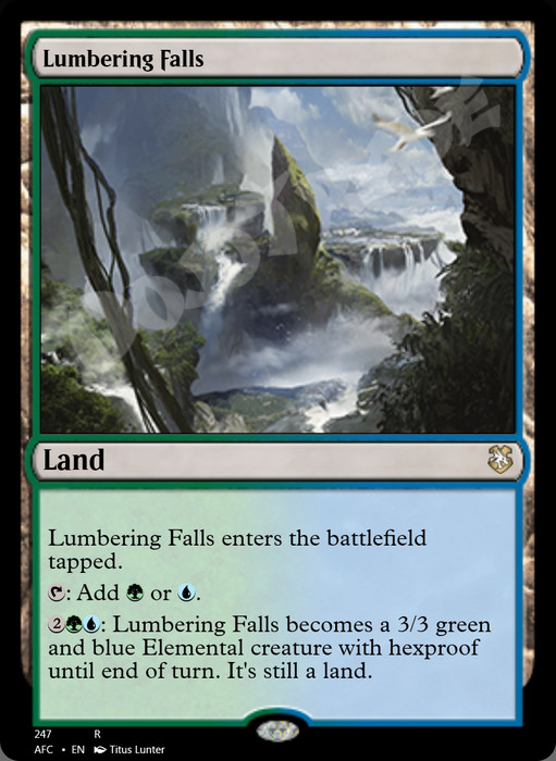 Lumbering Falls