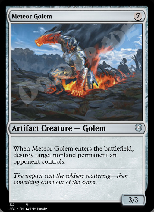 Meteor Golem