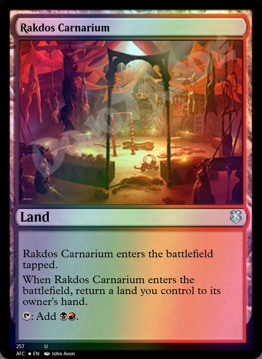 Rakdos Carnarium FOIL