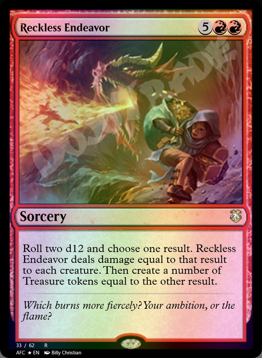 Reckless Endeavor FOIL