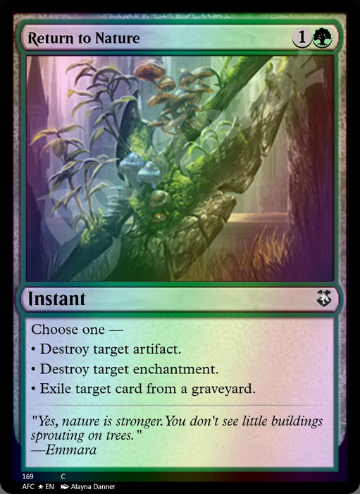 Return to Nature FOIL