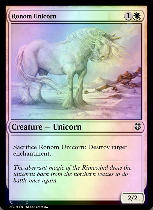 Ronom Unicorn FOIL