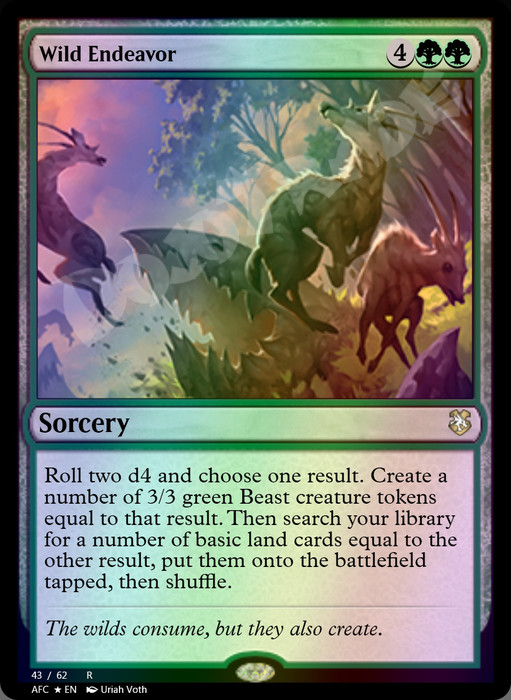 Wild Endeavor FOIL