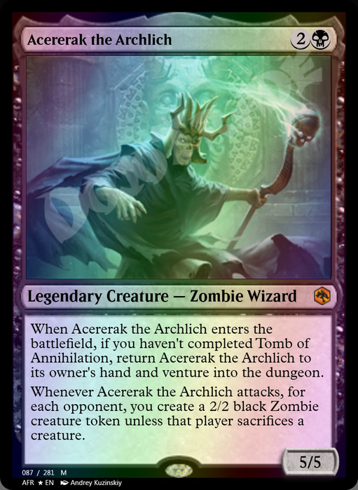 Acererak the Archlich FOIL