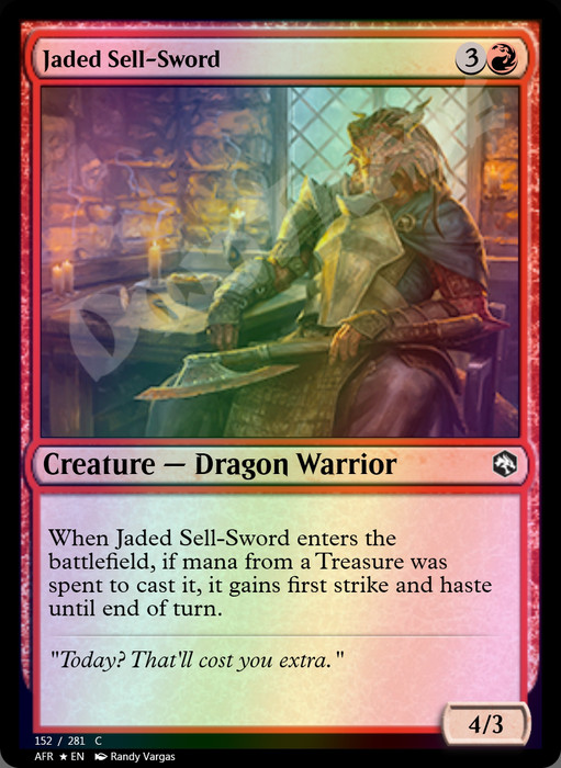 Jaded Sell-Sword FOIL