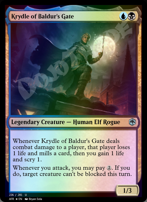 Krydle of Baldur's Gate FOIL