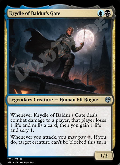 Krydle of Baldur's Gate