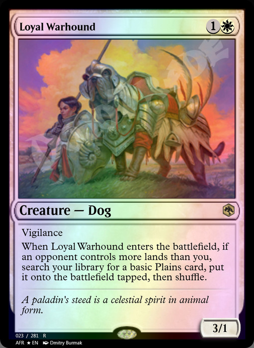 Loyal Warhound FOIL