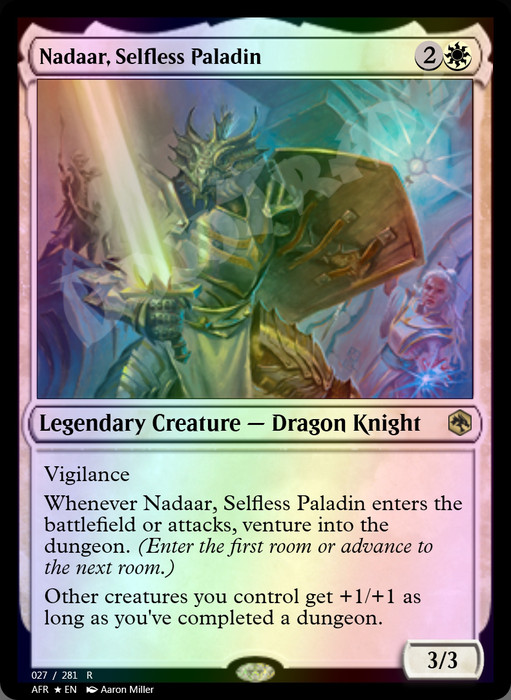 Nadaar, Selfless Paladin FOIL