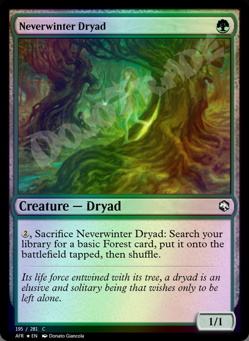 Neverwinter Dryad FOIL