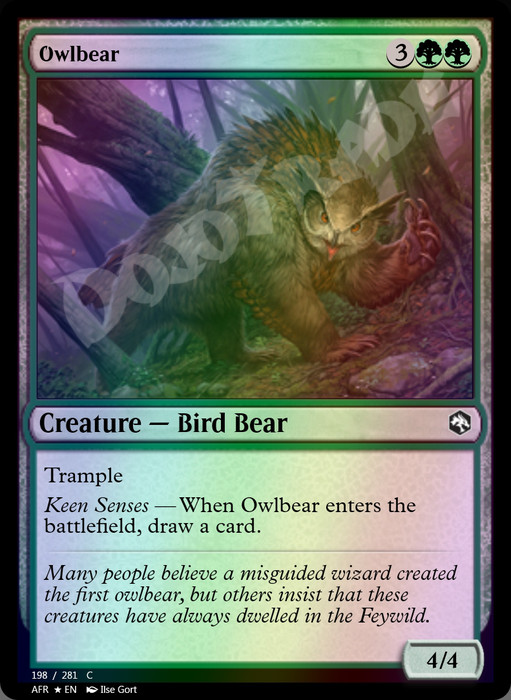 Owlbear FOIL