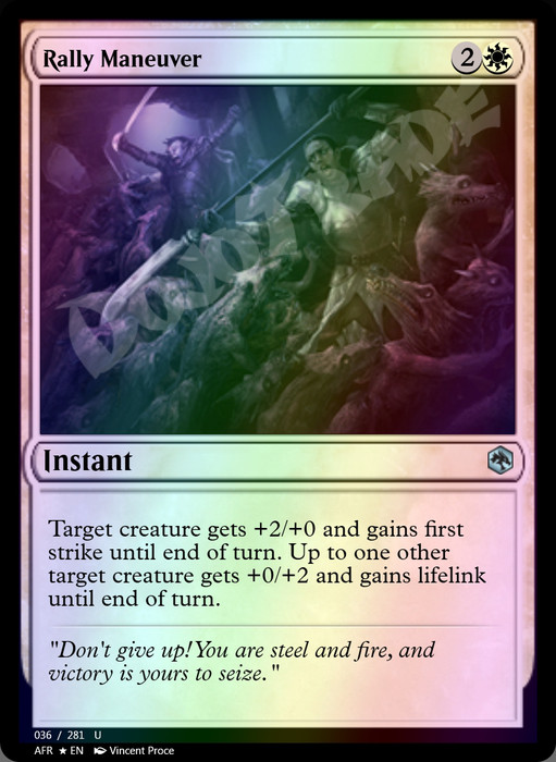 Rally Maneuver FOIL