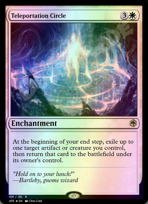 Teleportation Circle FOIL