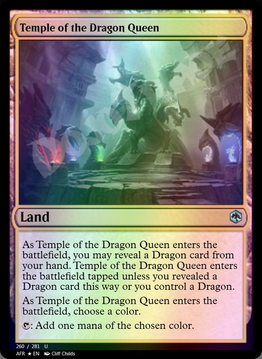 Temple of the Dragon Queen FOIL