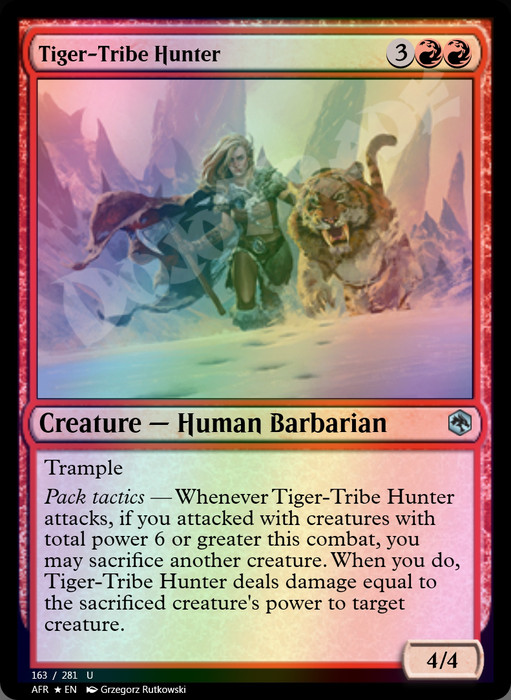 Tiger-Tribe Hunter FOIL