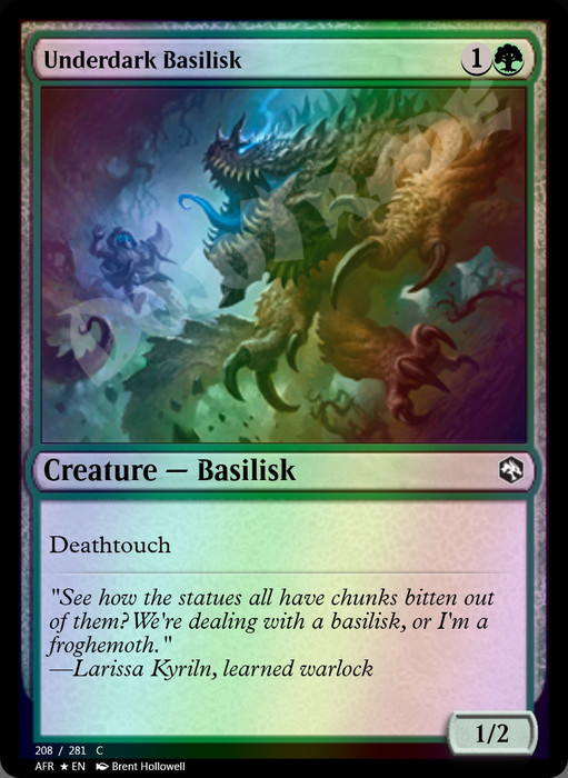 Underdark Basilisk FOIL