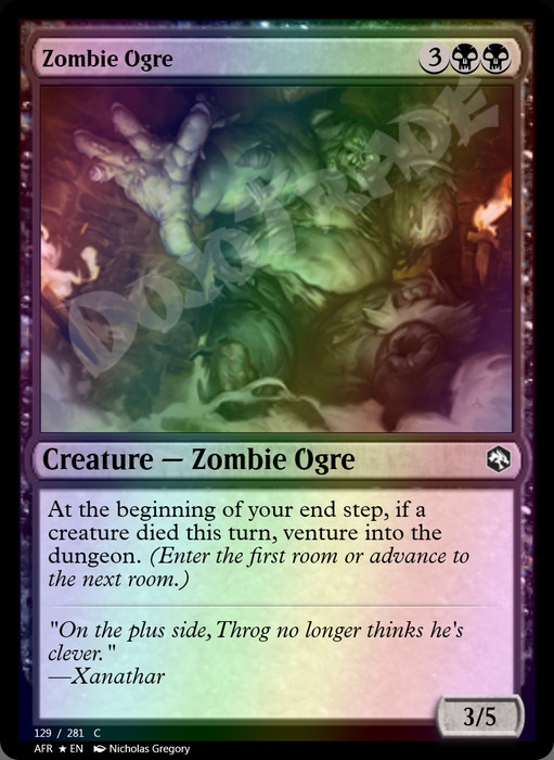 Zombie Ogre FOIL