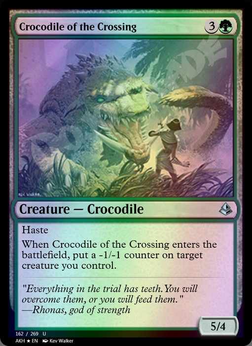 Crocodile of the Crossing FOIL