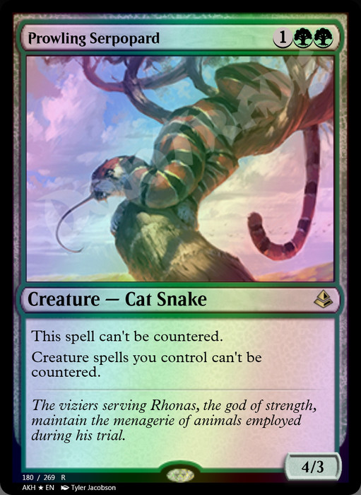 Prowling Serpopard FOIL