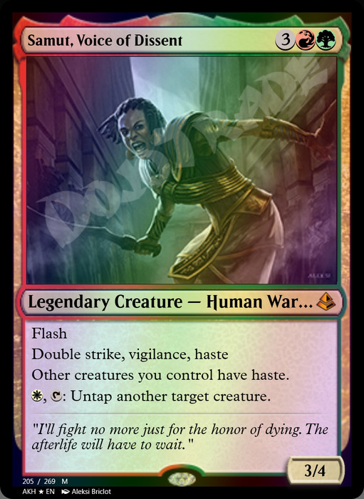 Samut, Voice of Dissent FOIL