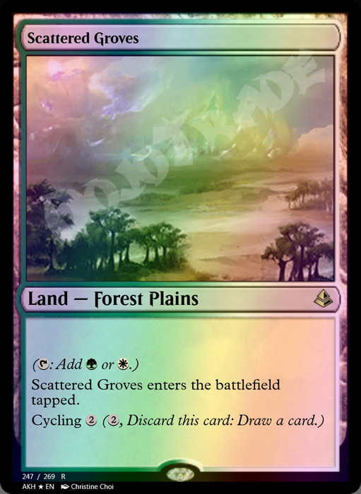 Scattered Groves FOIL