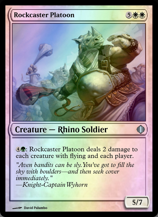 Rockcaster Platoon FOIL