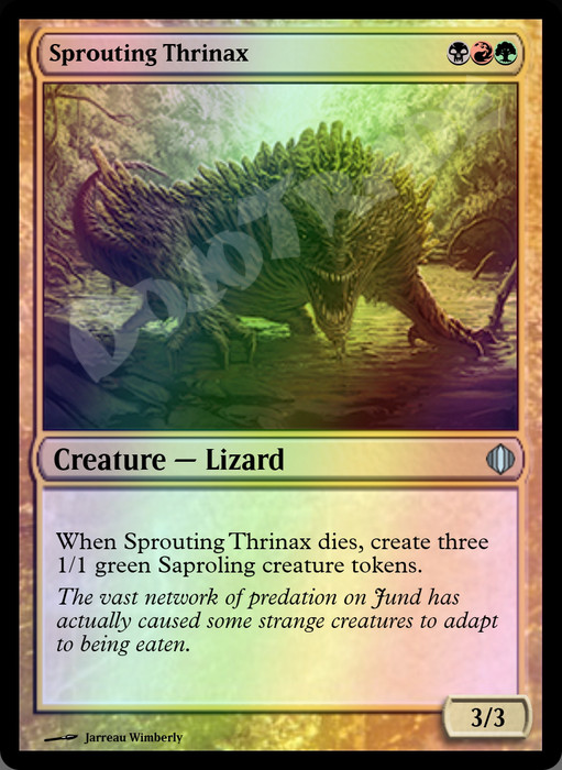 Sprouting Thrinax FOIL