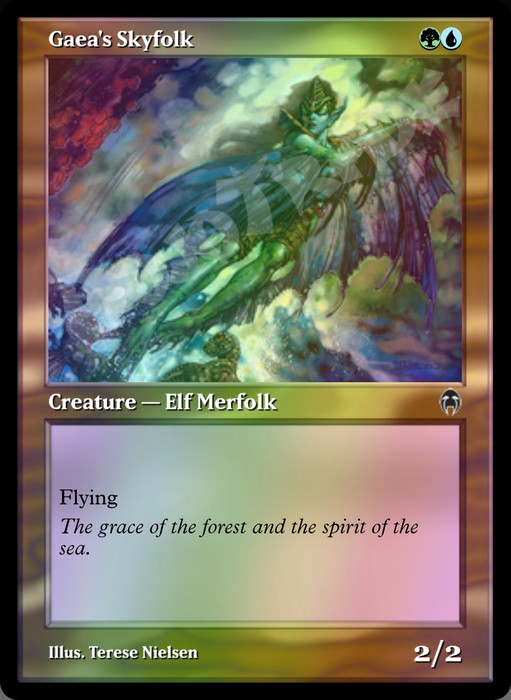 Gaea's Skyfolk FOIL