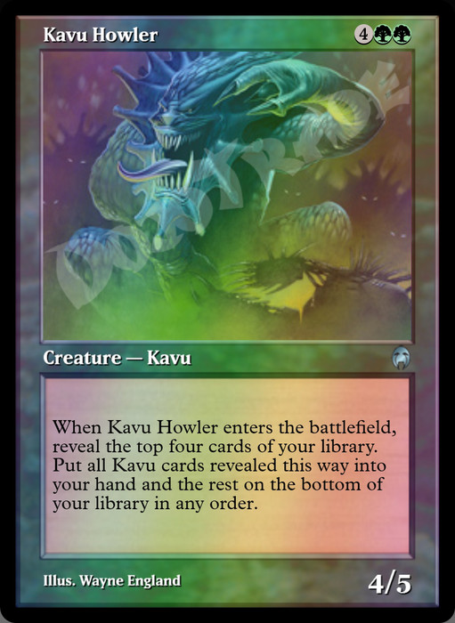 Kavu Howler FOIL