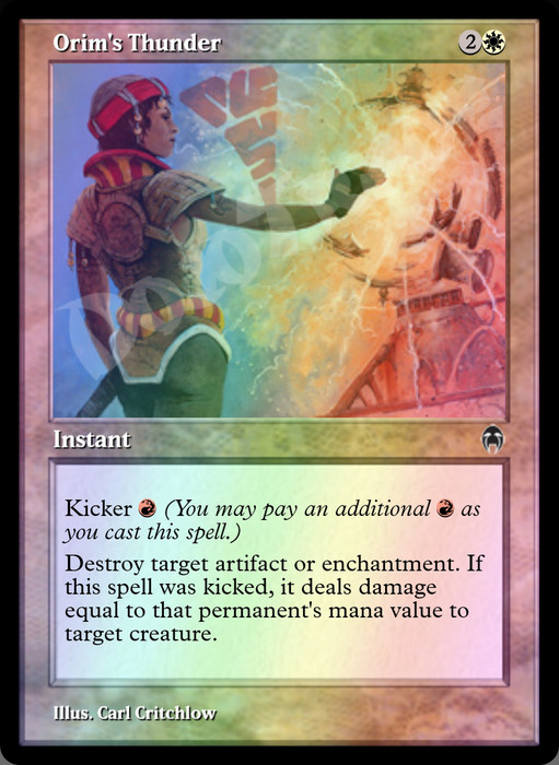 Orim's Thunder FOIL