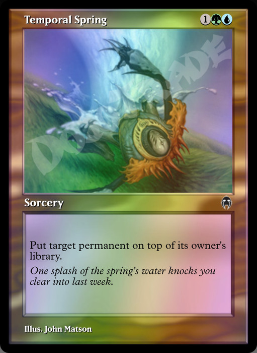 Temporal Spring FOIL