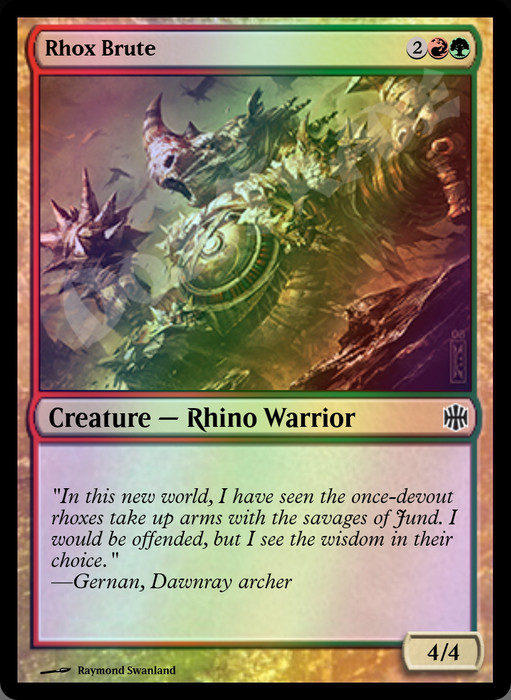 Rhox Brute FOIL