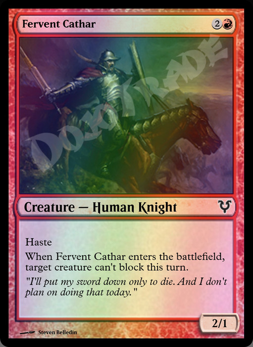 Fervent Cathar FOIL