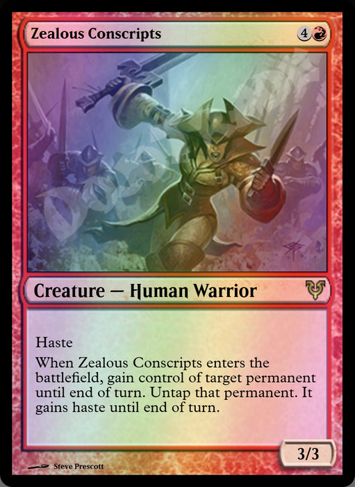 Zealous Conscripts FOIL