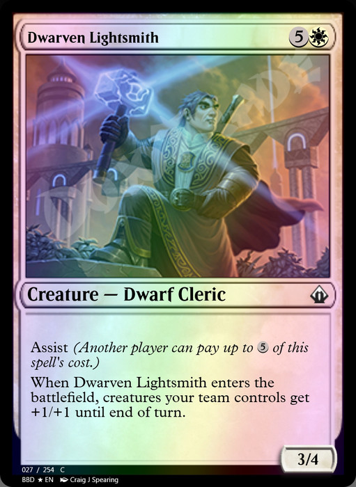 Dwarven Lightsmith FOIL