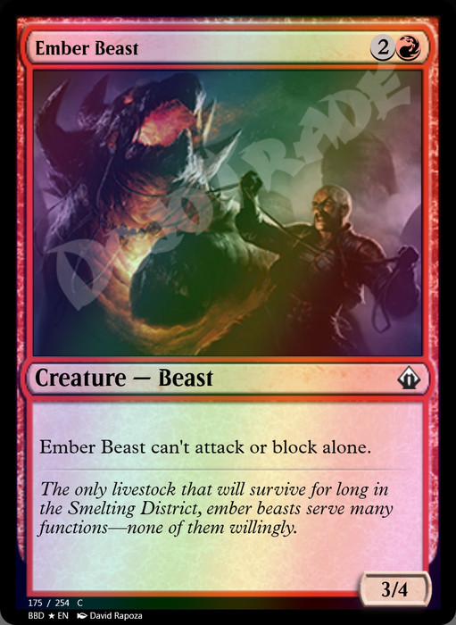 Ember Beast FOIL