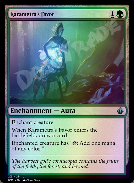 Karametra's Favor FOIL