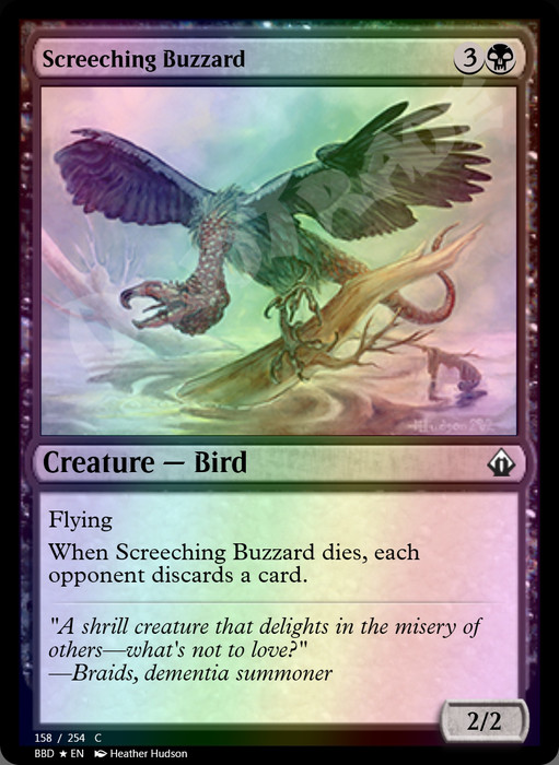 Screeching Buzzard FOIL