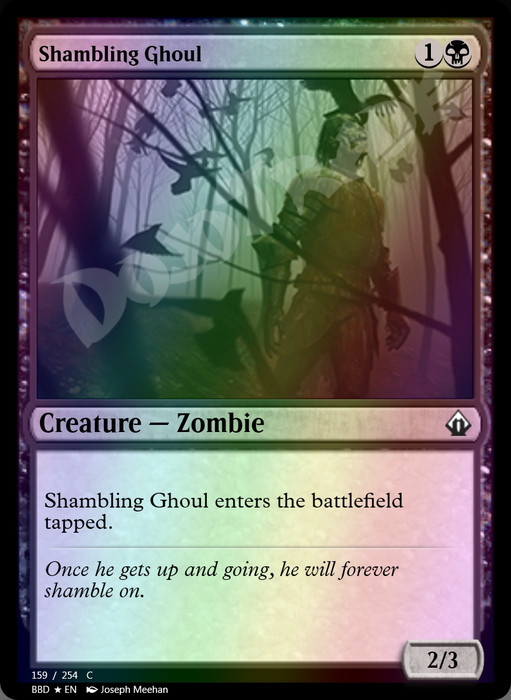 Shambling Ghoul FOIL