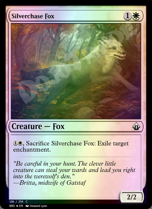 Silverchase Fox FOIL