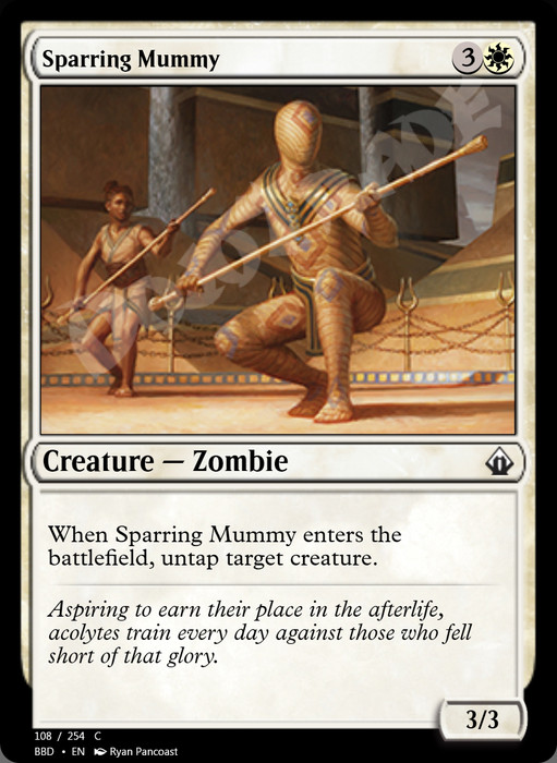 Sparring Mummy